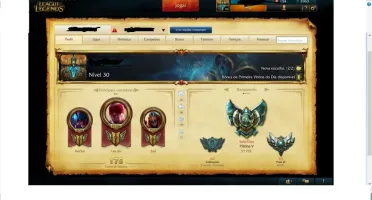 Conta LoL platina V com skins tdos Champs, 17 page runa