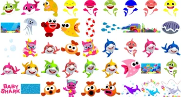 Pack 59 Baby Shark Vetores Cdr Ai Png Svg Download