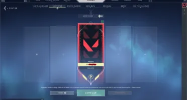 Conta valorant unranked com skin