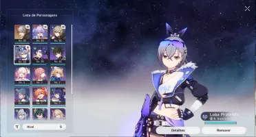 Honkai Star Rail- Loba Prateada(com cone)+Bailu(com cone)