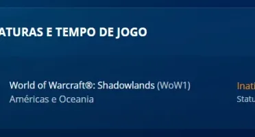World of warcraft Shadowlands (Todas expanções)