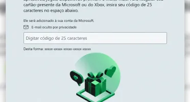 Cartão-presente Xbox Digital de R$5 a R$100 – Código Brasil