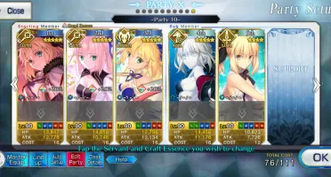 Fate GO/NA, End Game_500 SQ_ Arjuna Alter NP4_SUP RGB_18 SSR