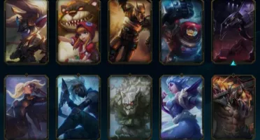 Conta Platina 4 135 campeões/102 skins 60% de winrate