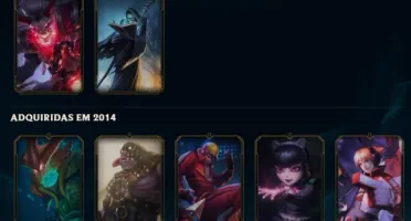 Conta Platina 4 135 campeões/102 skins 60% de winrate