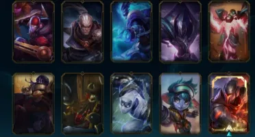 Conta Platina 4 135 campeões/102 skins 60% de winrate