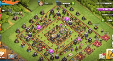 Clash of clans CV11 Nível 147
