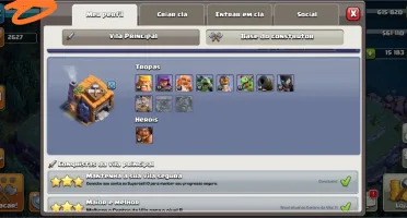 Clash of clans CV11 Nível 147