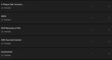 Conta nunca usada da Epic Games com 39 jogos