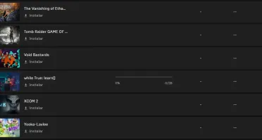 Conta nunca usada da Epic Games com 39 jogos