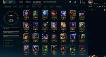 CONTA PLAT 4 ( LVL 45 + 65% WINRATE ) + SKINS NO ESPOLIO