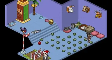 CONTA HABBO 2010 COM ITENS E EMBLEMAS RAROS