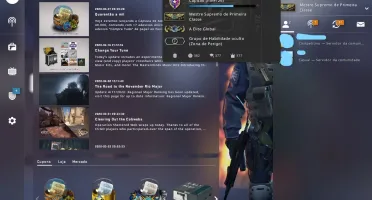 CONTA STEAM COM VARIAS MEDALHAS