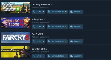 CONTA STEAM COM VARIAS MEDALHAS