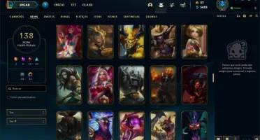 Conta LoL, Diamante III, 138 Skins