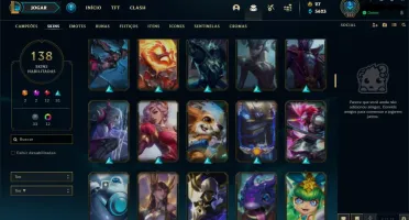 Conta LoL, Diamante III, 138 Skins