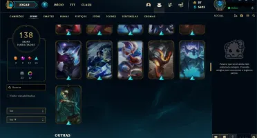 Conta LoL, Diamante III, 138 Skins