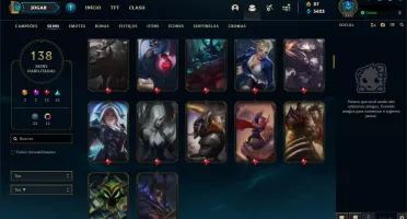 Conta LoL, Diamante III, 138 Skins