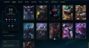 Conta de League Of Legends Rara (Kayle Juíza, Corki OVNI)