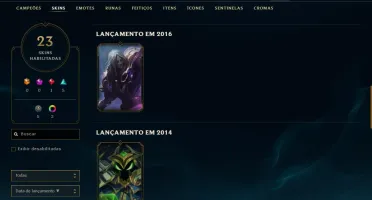 Conta de League Of Legends Rara (Kayle Juíza, Corki OVNI)