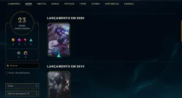 Conta de League Of Legends Rara (Kayle Juíza, Corki OVNI)