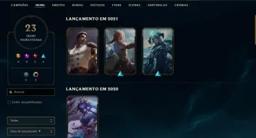 Conta de League Of Legends Rara (Kayle Juíza, Corki OVNI)