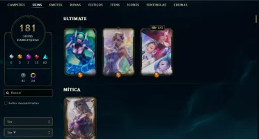 conta de lol épica 2017