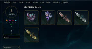 Unranked com 40 Champs e 10 Skins ( MAIN SUP )
