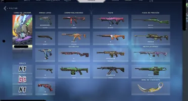 Conta Valorant com várias skins, platina 3