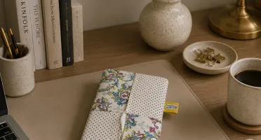 Porta Lenço de Bolsa Artesanal em Tecido
