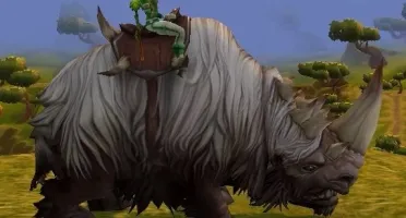 Montaria Rinoceronte Branco Lanoso (Wooly White Rhino)