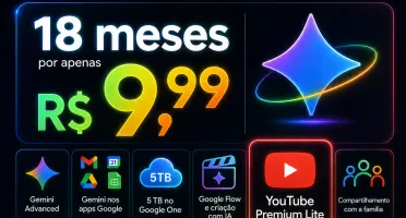 Google AI Pro 18m + 5TB + VEO/FLOW + YT Premium 30D Garantia