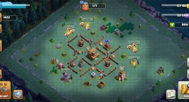 Conta Clash Of clans CV11, VILA DE CV10