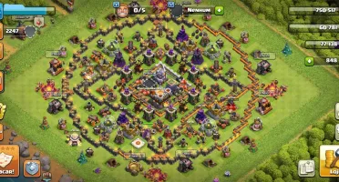 Conta Clash Of clans CV11, VILA DE CV10
