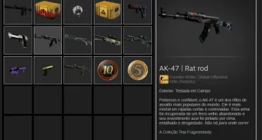 CSGO PRIME + 14 ANOS + MEDALHAS 10, 5 ATIVAS + LEVEL 15 GC