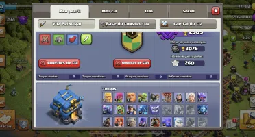 Conta Clash of Clans, CV12