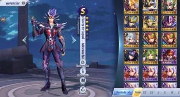 Cc Saint Seiya Serv A141 Com Shura Divino Reparado!!!