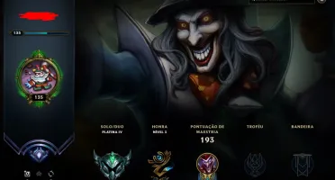 CONTA LOL PLAT 4 D4 SEASON PASSADA