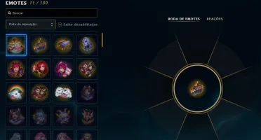 Conta Lol Ouro 1, Upada na Mão, 5.700 Essências Azuis Lvl34