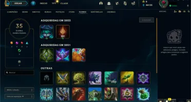Conta LOL - Diamante IV, 58% de WR(E-MAIL NÃO VERIFICADO)
