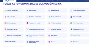 Sistema de Cardapio Digital + site