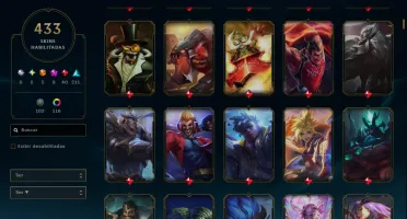 Conta LoL/Valorant Season 5, Skins prestigio e santuário