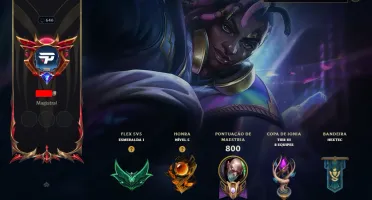 Conta LoL/Valorant Season 5, Skins prestigio e santuário