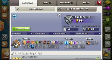 Clash of Clans cv8 com preço de cv7