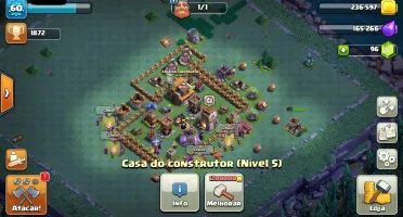 Clash of Clans cv8 com preço de cv7