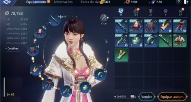 Conta mir4 Lvl 65 71,300k power