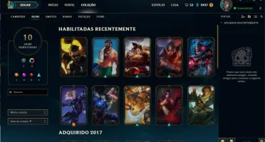 Conta League Of Legends , P5 , 22 Champs ,10 skins , LV 36