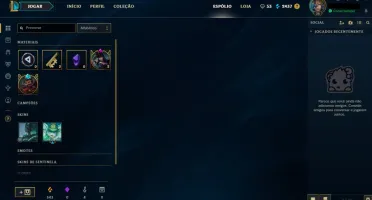 Conta League Of Legends , P5 , 22 Champs ,10 skins , LV 36