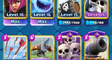 Conta clash royale full cartas lvl 15/16 / Lvl 77 / Torre 16