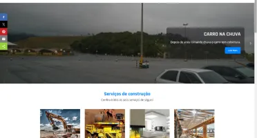 Site Institucional para empresa em PHP e MySQL Responsivo